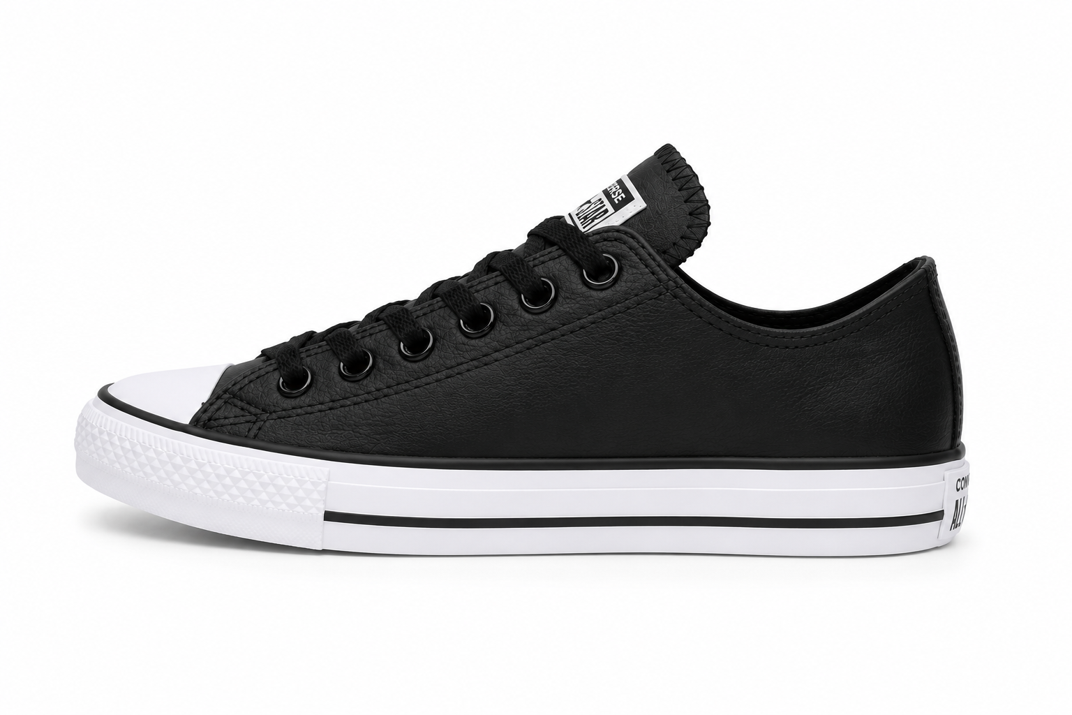 All star Couro Preto