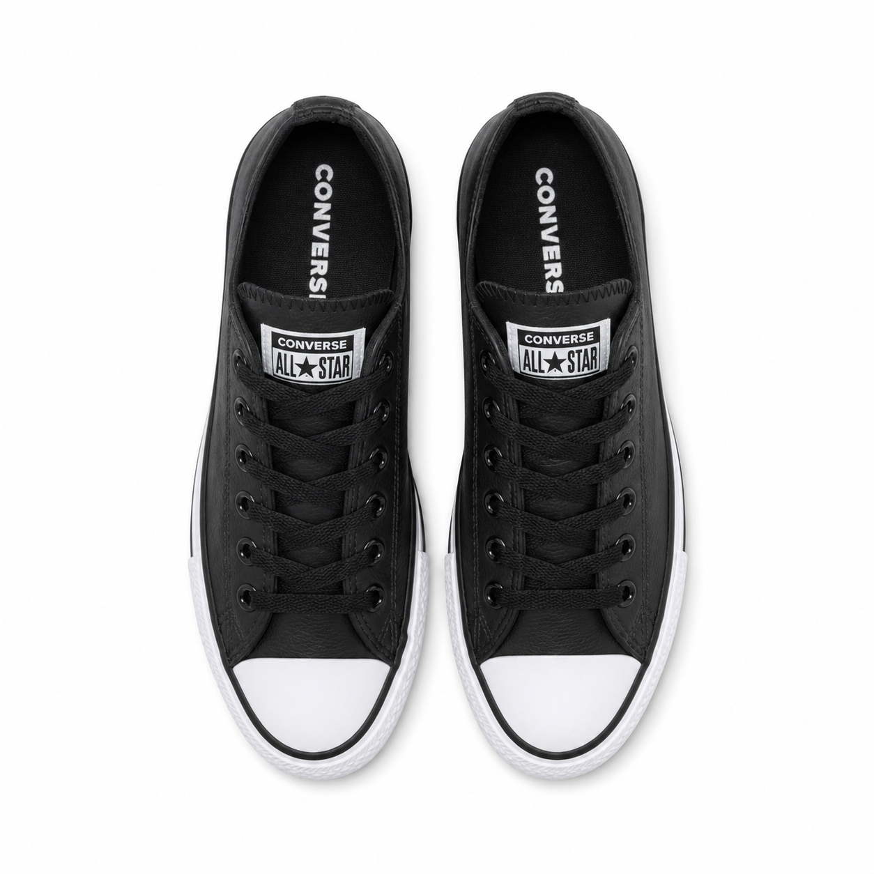 All star Couro Preto