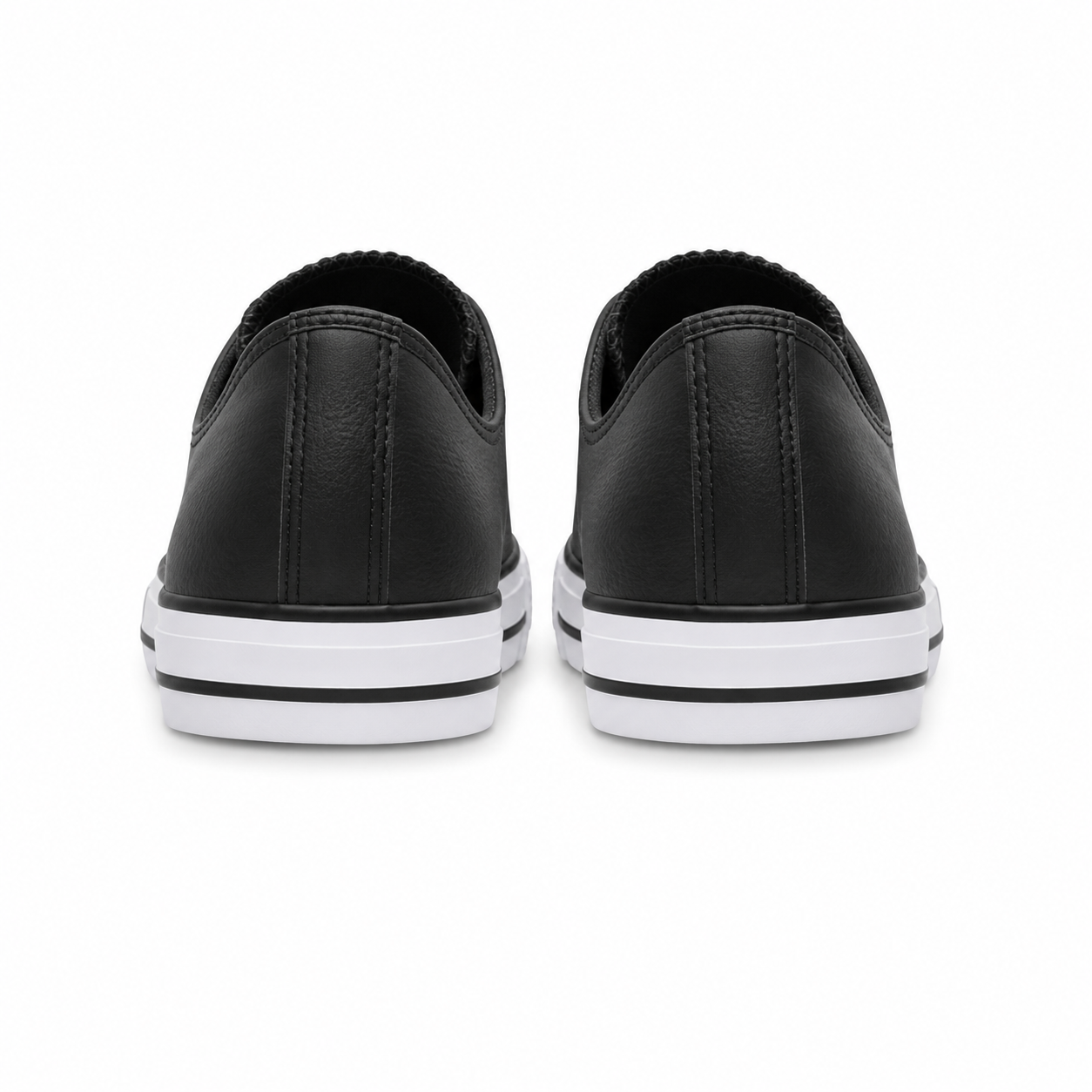 All star Couro Preto