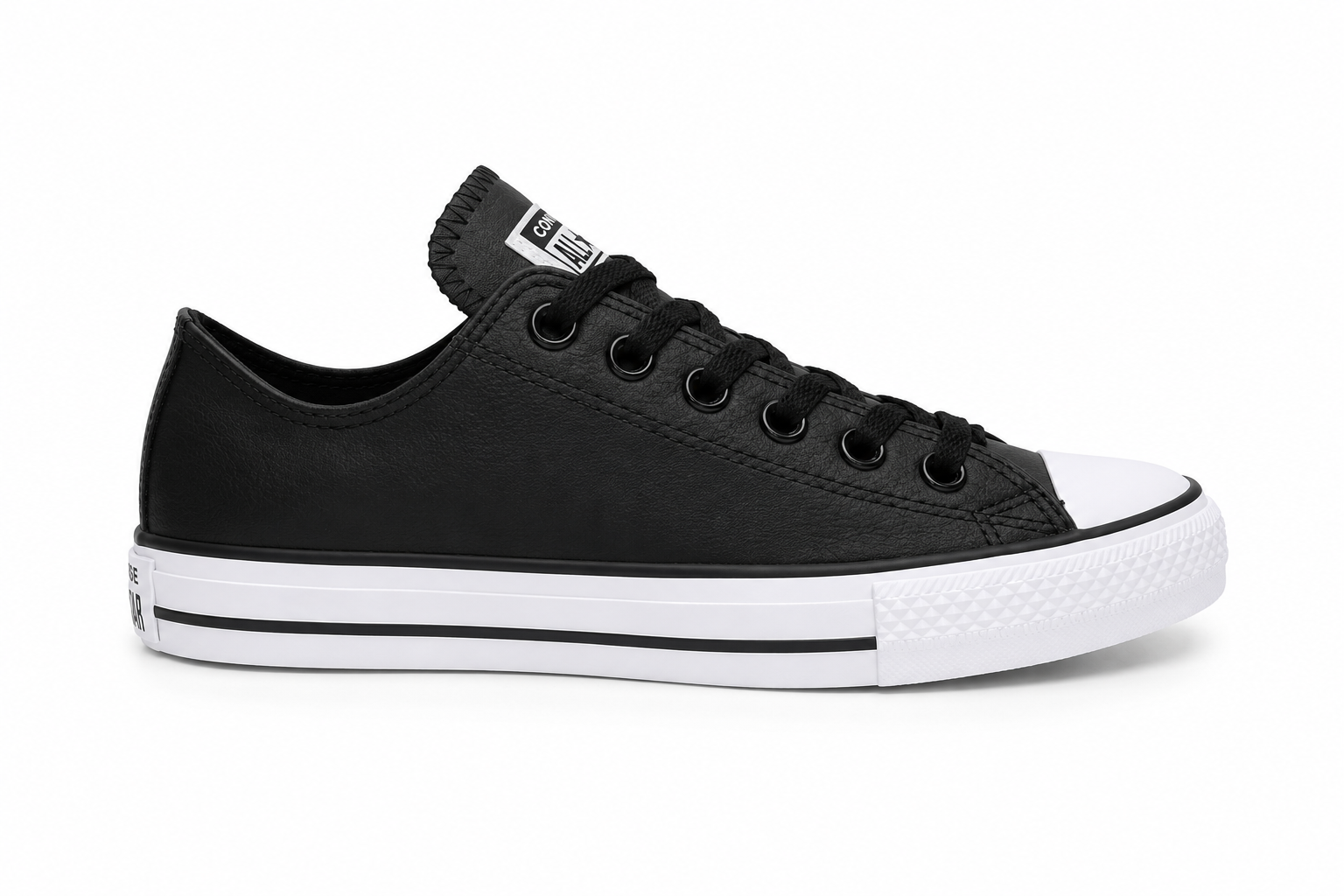 All star Couro Preto