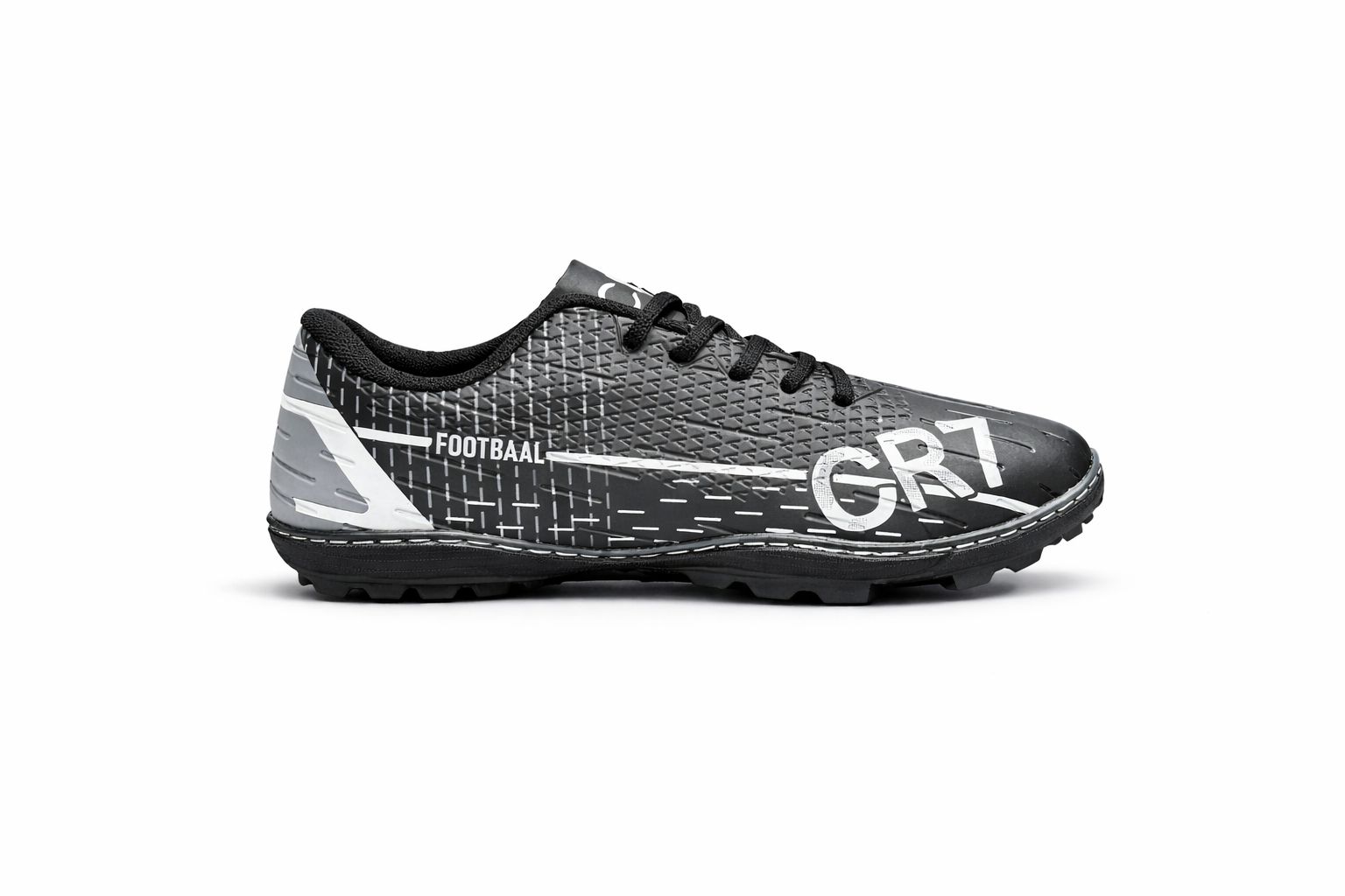 Chuteira Mercurial CR7 Society Preto e Branco