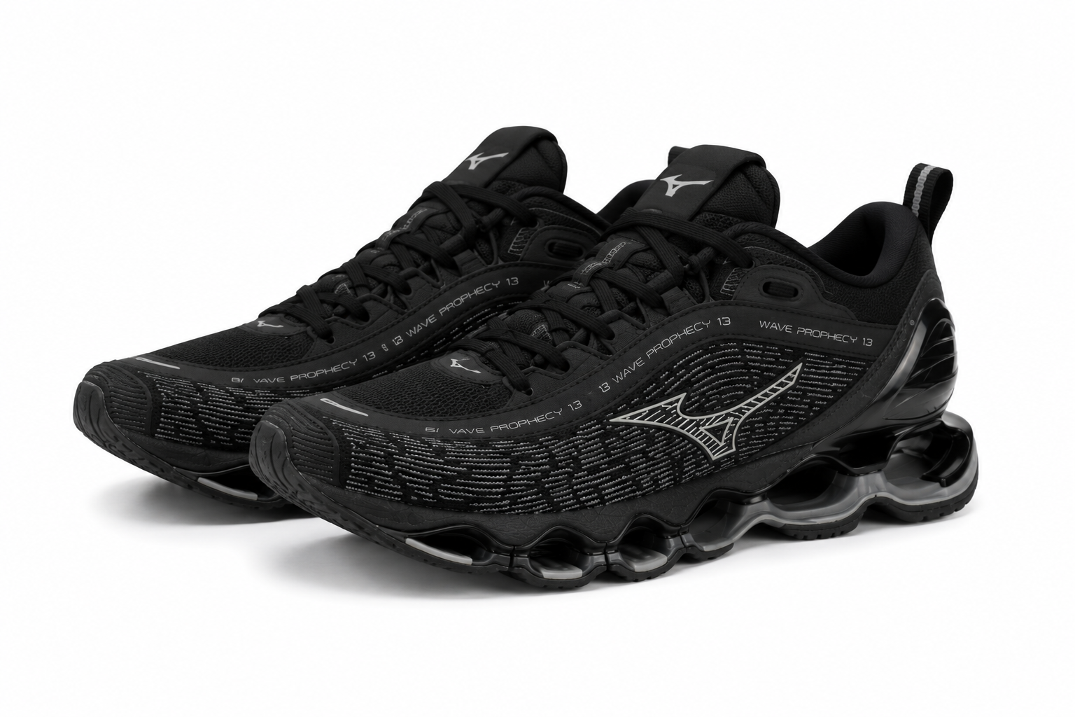 Mizuno Wave Prophecy 13 Preto Cinza
