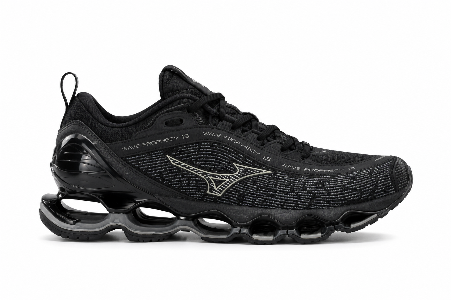Mizuno Wave Prophecy 13 Preto Cinza
