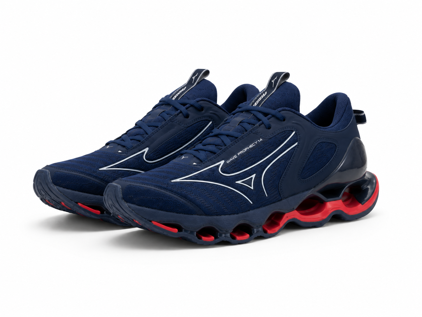  Mizuno Wave Prophecy 14 Marinho Laranja