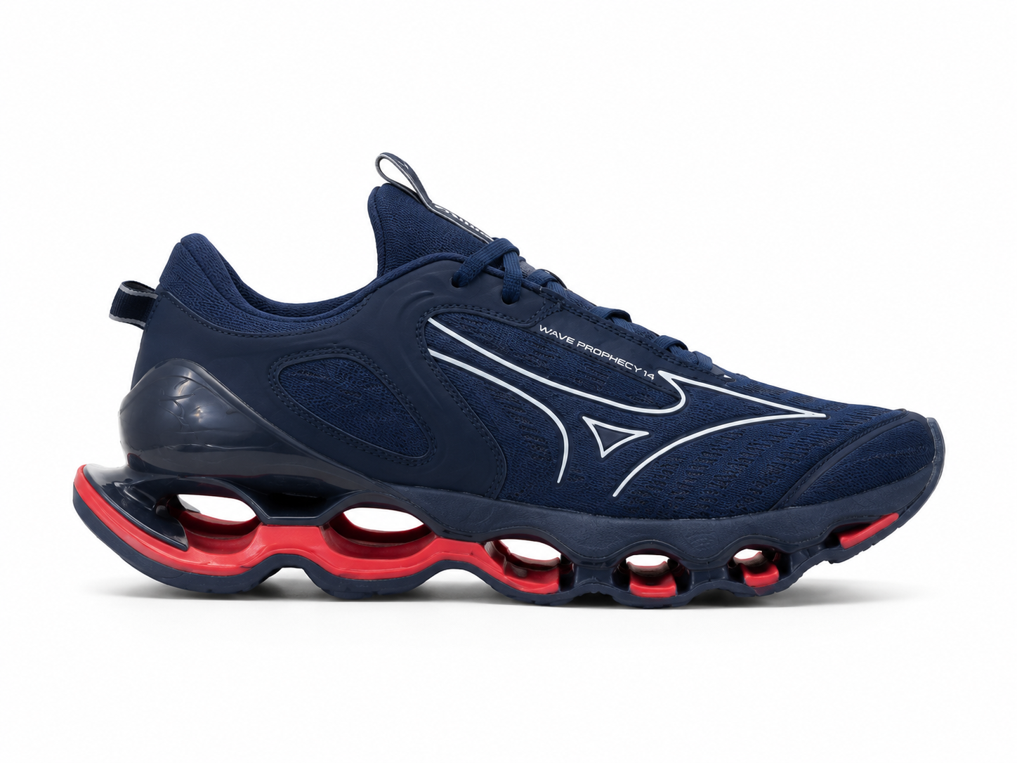  Mizuno Wave Prophecy 14 Marinho Laranja