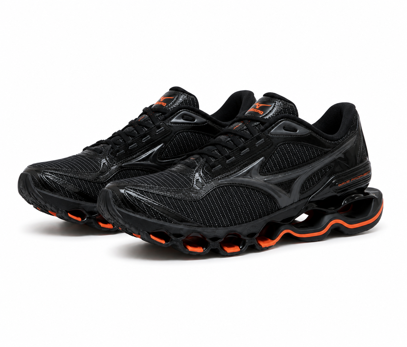 Mizuno Wave Prophecy 15 Preto Laranja