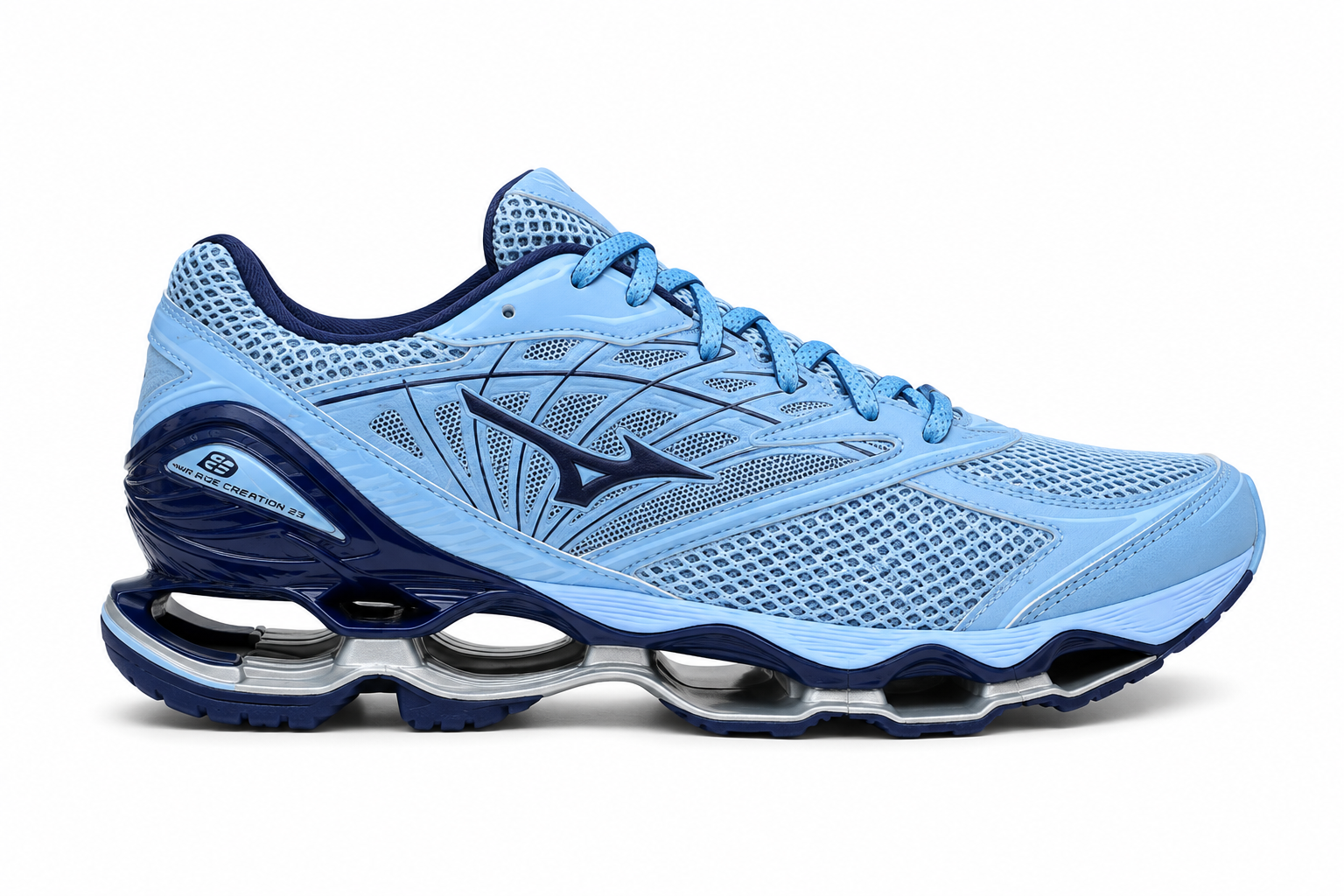 Mizuno Wave Prophecy 8 Azul e Cinza