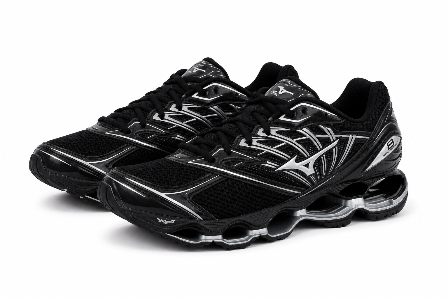 Mizuno Wave Prophecy 8 Preto Cinza
