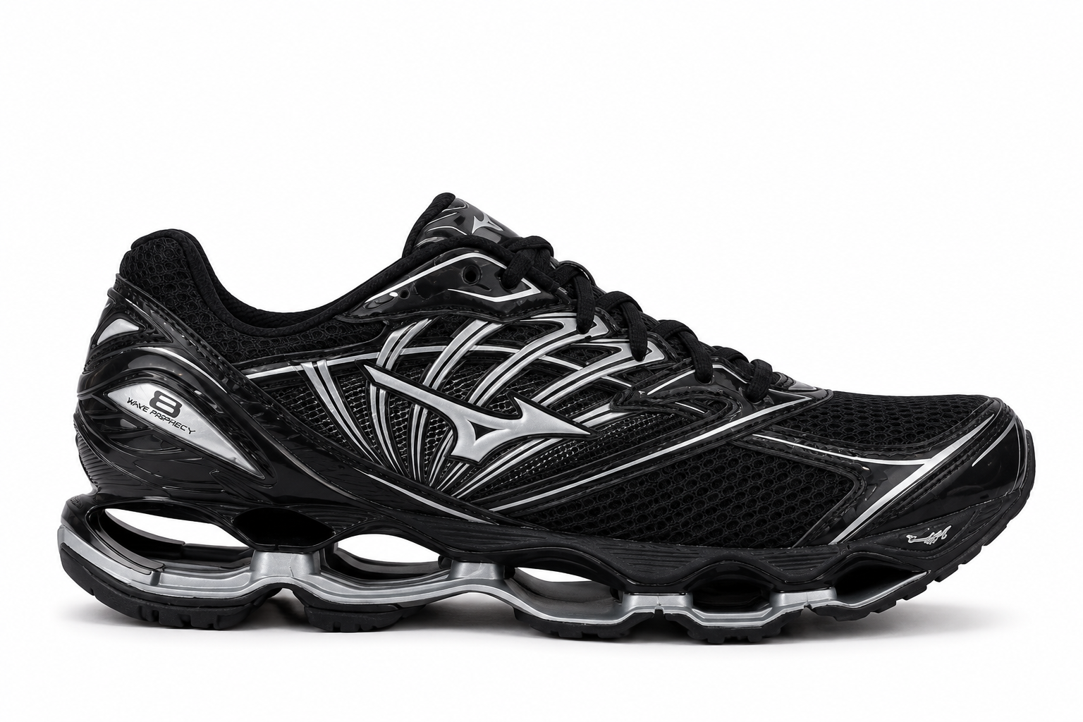 Mizuno Wave Prophecy 8 Preto Cinza