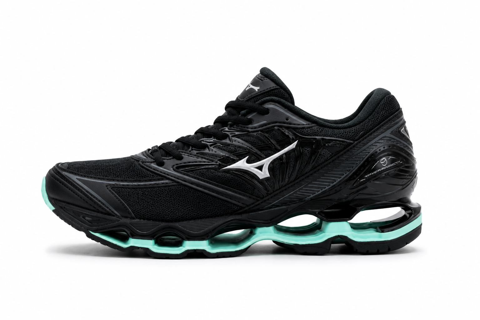  Mizuno Wave Prophecy 9 Preto Verde Aguá