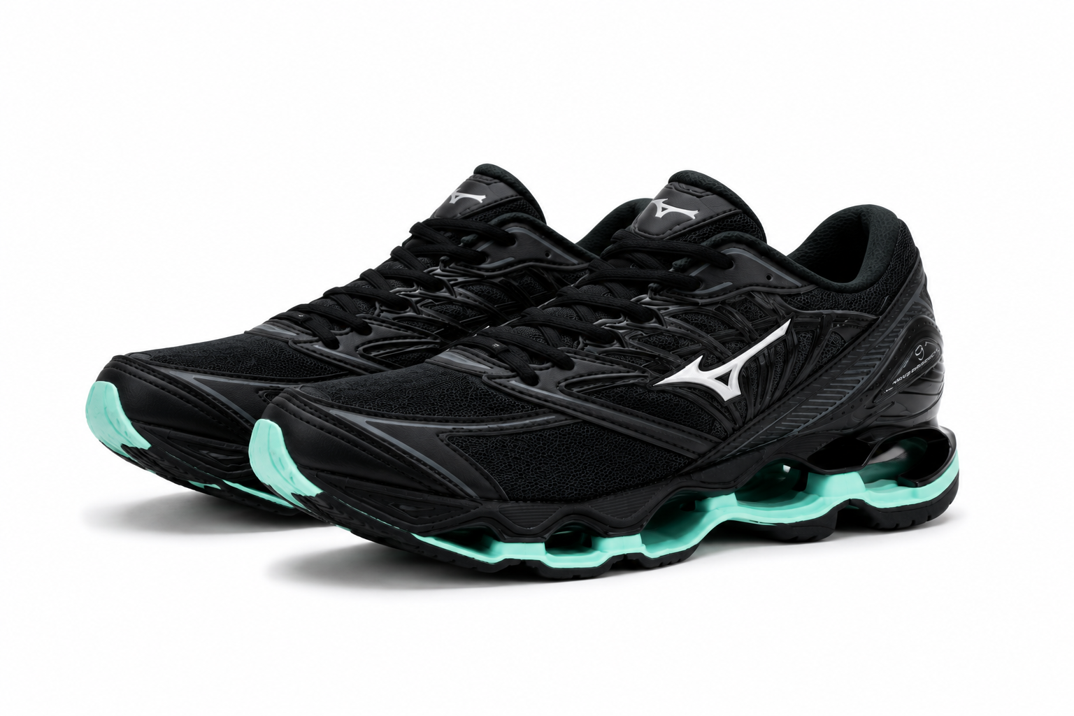  Mizuno Wave Prophecy 9 Preto Verde Aguá