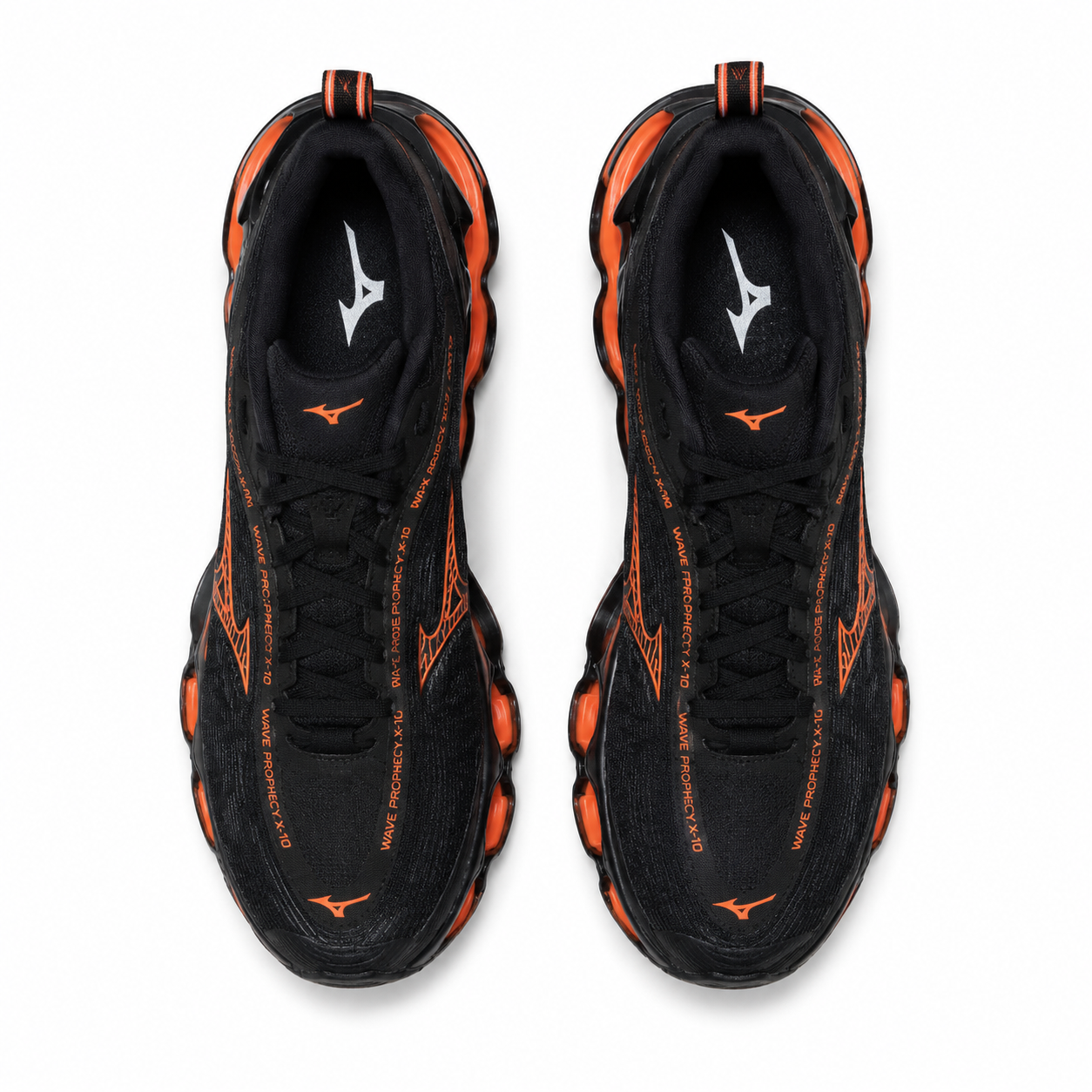Mizuno Wave Prophecy x10 Preto Laranja
