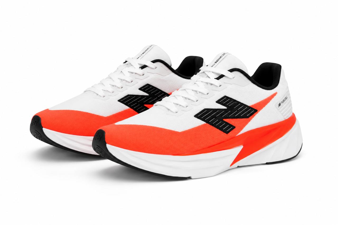 New Balance Rebel V5 Branco/Laranja
