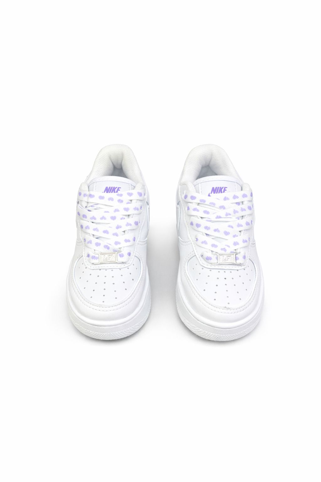 Nike Air Force de Coração Lilas Infantil