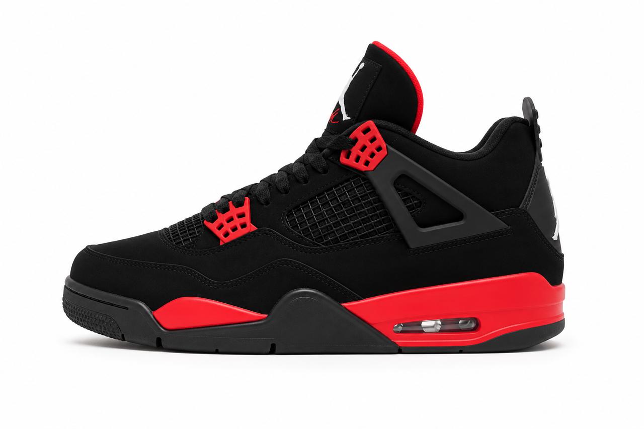 Nike Jordan 4 Preto Vermelho