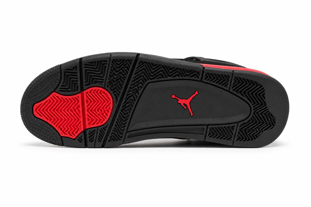Nike Jordan 4 Preto Vermelho