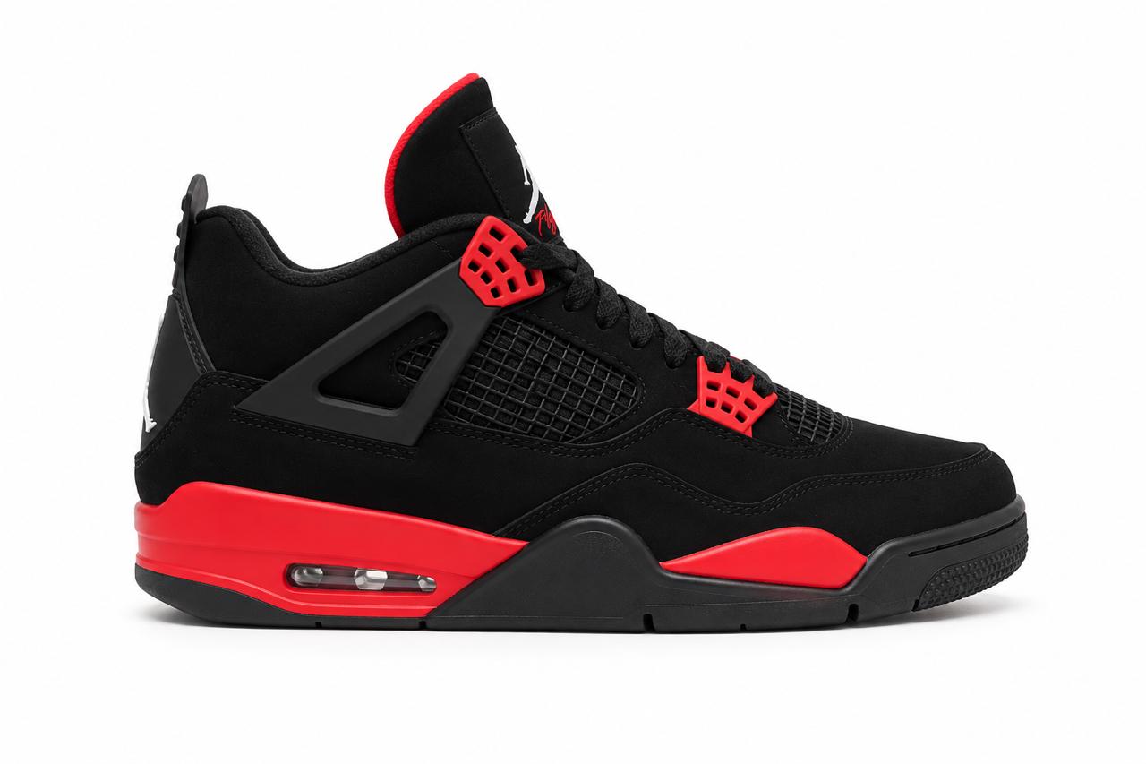 Nike Jordan 4 Preto Vermelho