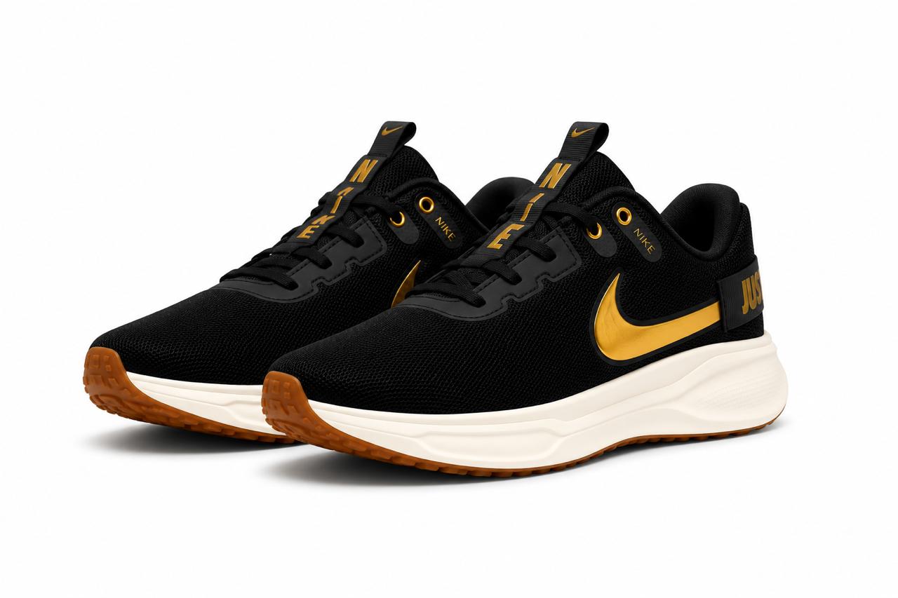 Nike Just do it Preto Dourado