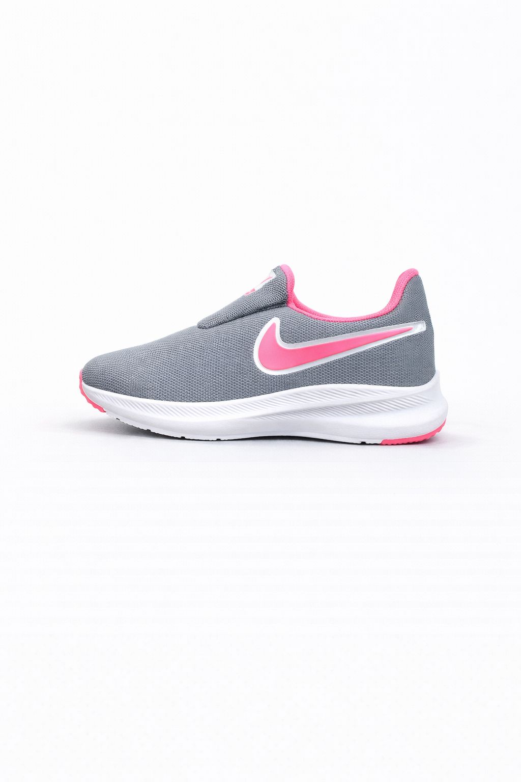 Nike Meia Infantil Cinza Rosa