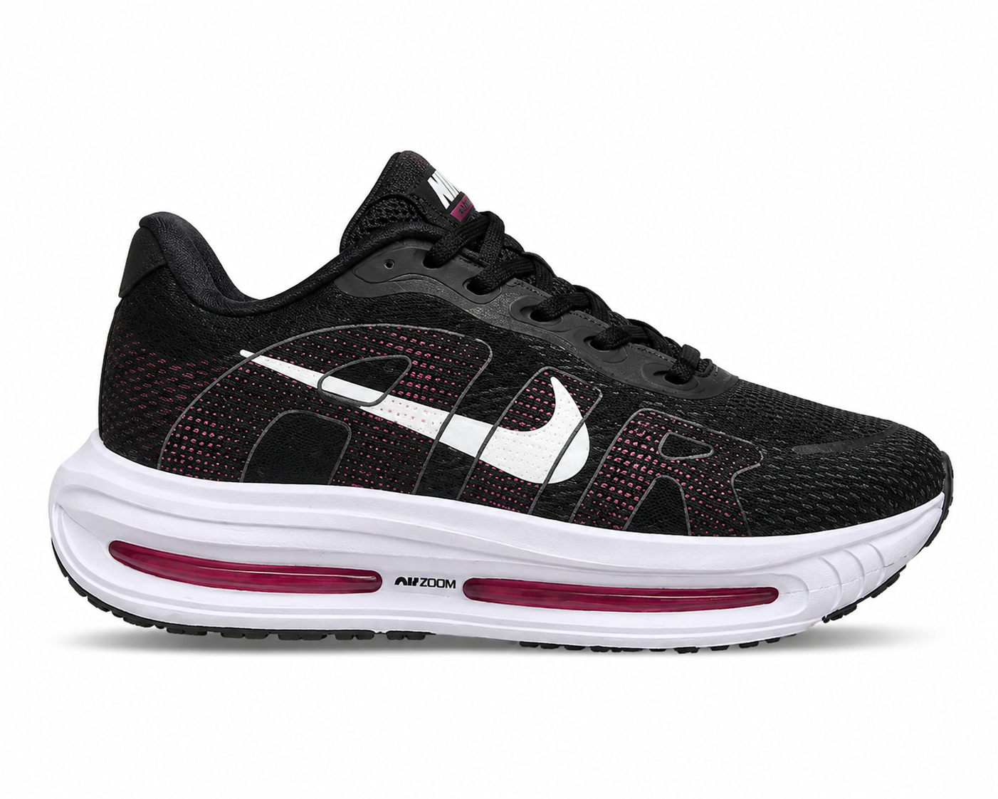 Nike Vomero Preto Branco e Rosa