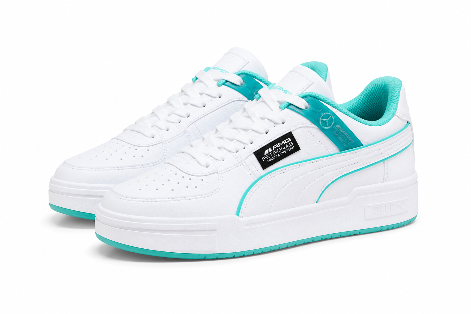 Puma Mercedes Branco Azul Bebê
