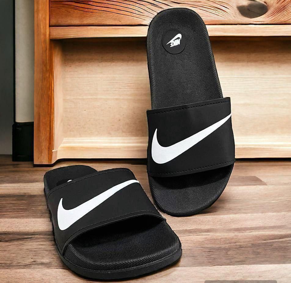 Slide Nike Preto C/Branco