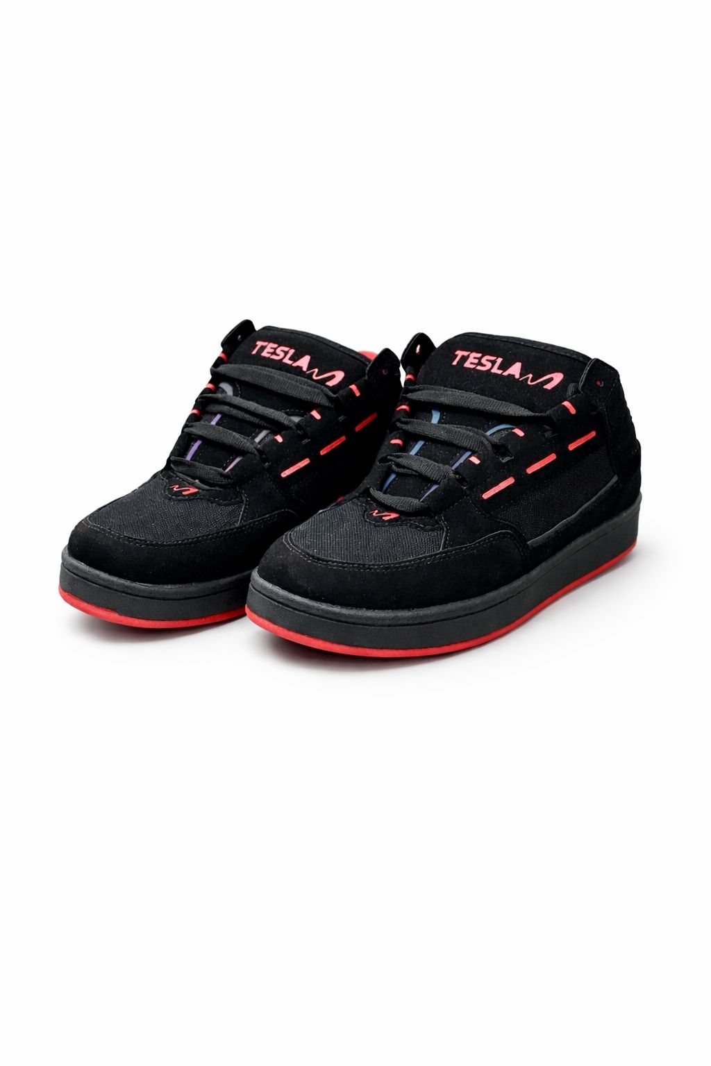 Tesla Preto Vermelho